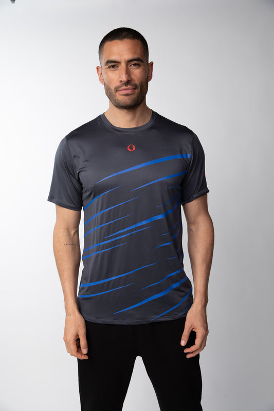 Polera deportiva estampada Hombre