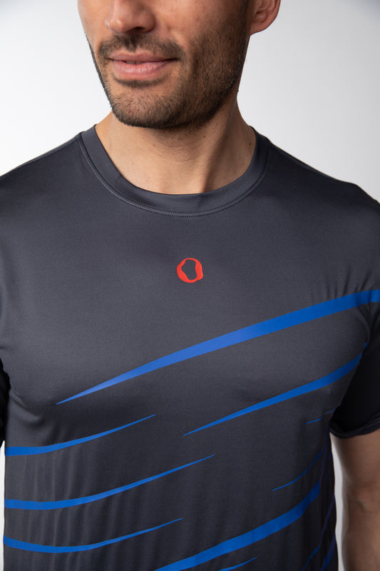 Polera deportiva estampada Hombre