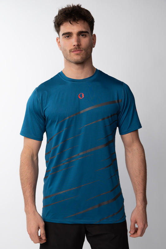 Polera deportiva estampada Hombre