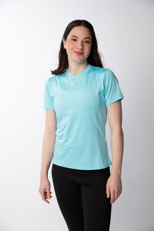 Polera cuello en V Mujer